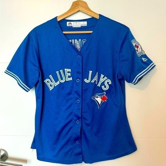 Toronto Blue Jays Tulowitzki Majestic Royal Alternate Cool Base Player Jersey - Picture 2 of 5